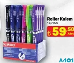 GLOBOX ROLLER KALEM 0.7 MM indirimli fiyat GLOBOX ROLLER KALEM 0.7 MM fiyat ve kampanya bilgisi
